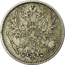 Coin, Finland, Nicholas II, 50 Penniä, 1907, EF(40-45), Silver, KM:2.2