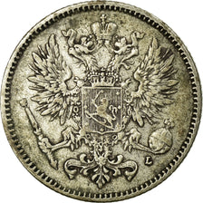 Coin, Finland, Nicholas II, 50 Penniä, 1907, EF(40-45), Silver, KM:2.2