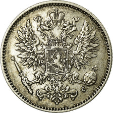 Coin, Finland, Nicholas II, 50 Penniä, 1911, EF(40-45), Silver, KM:2.2
