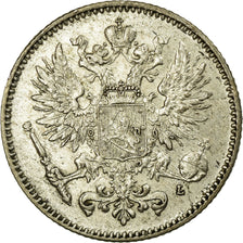 Coin, Finland, Nicholas II, 50 Penniä, 1911, AU(55-58), Silver, KM:2.2