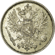 Coin, Finland, Nicholas II, 50 Penniä, 1911, AU(55-58), Silver, KM:2.2