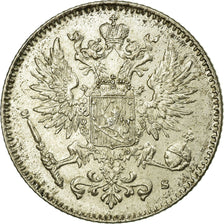 Coin, Finland, Nicholas II, 50 Penniä, 1915, MS(60-62), Silver, KM:2.2
