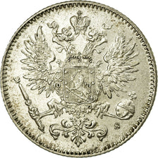 Coin, Finland, Nicholas II, 50 Penniä, 1915, MS(60-62), Silver, KM:2.2