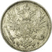 Coin, Finland, Nicholas II, 50 Penniä, 1916, AU(55-58), Silver, KM:2.2