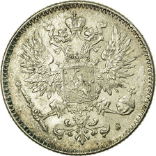 Coin, Finland, Nicholas II, 50 Penniä, 1916, MS(60-62), Silver, KM:2.2