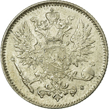 Coin, Finland, Nicholas II, 50 Penniä, 1917, MS(60-62), Silver, KM:2.2