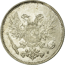 Coin, Finland, Nicholas II, 50 Penniä, 1917, MS(63), Silver, KM:20