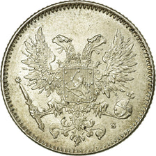 Coin, Finland, Nicholas II, 50 Penniä, 1917, MS(63), Silver, KM:20