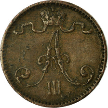 Coin, Finland, Alexander III, Penni, 1883, EF(40-45), Copper, KM:10