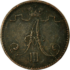 Coin, Finland, Alexander III, Penni, 1888, EF(40-45), Copper, KM:10