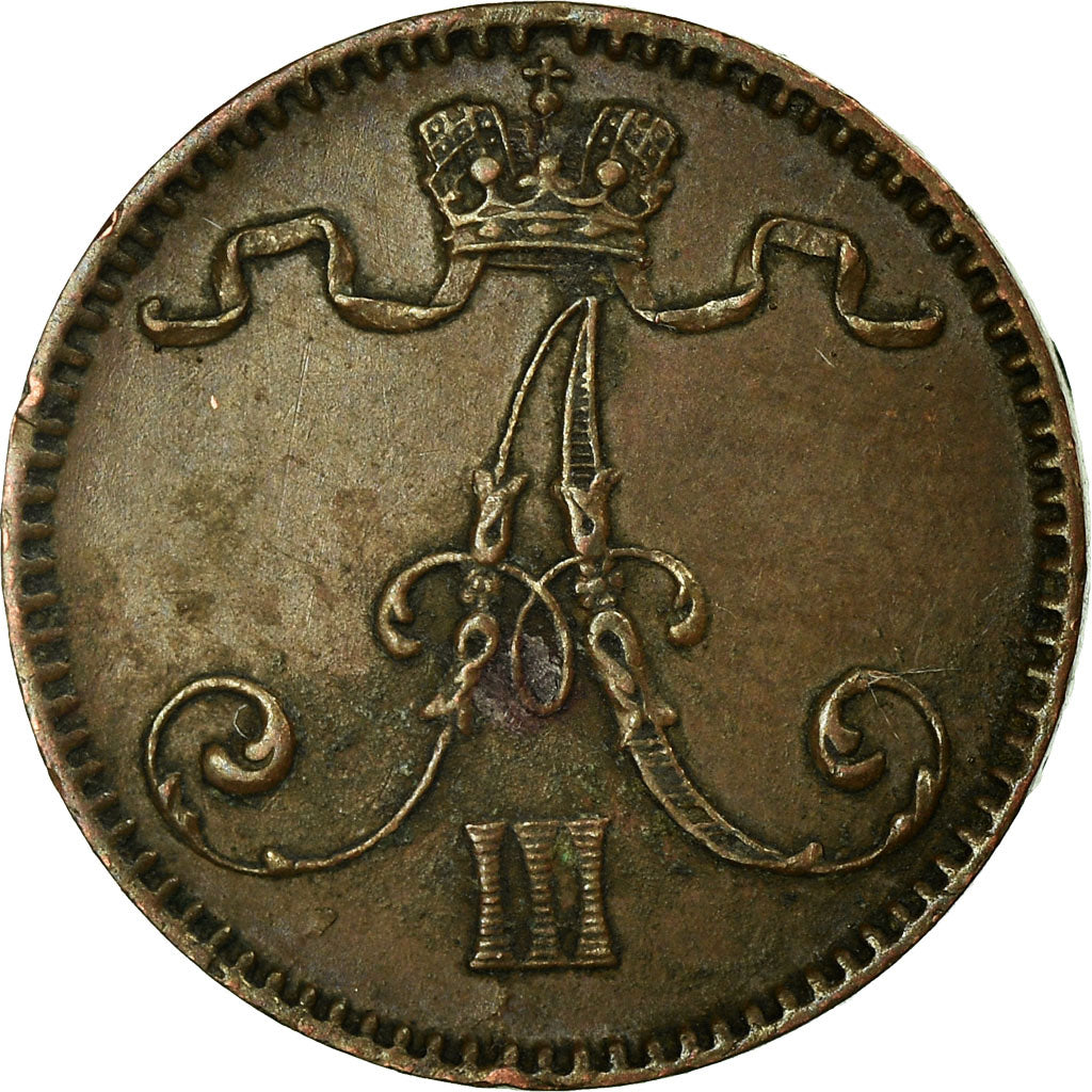 Coin, Finland, Alexander III, Penni, 1894, EF(40-45), Copper, KM:10