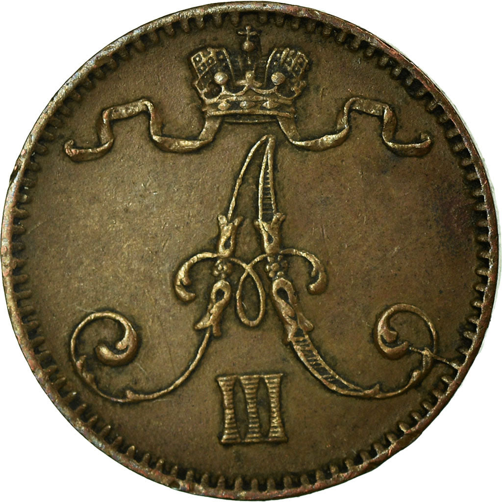 Coin, Finland, Alexander III, Penni, 1894, EF(40-45), Copper, KM:10