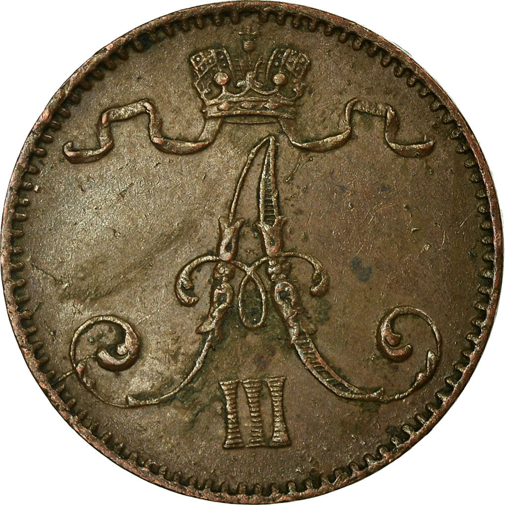 Münze, Finnland, Alexander III, Penni, 1894, SS+, Kupfer, KM:10