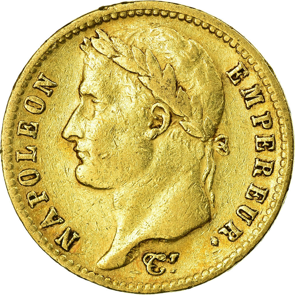 Moneda, Francia, Napoléon I, 20 Francs, 1811, Lille, MBC, Oro, KM:695.10