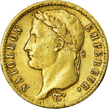 Monnaie, France, Napoléon I, 20 Francs, 1812, Paris, Variété, TTB, Or