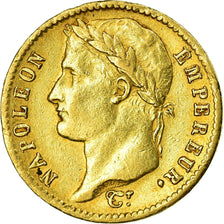 Coin, France, Napoléon I, 20 Francs, 1812, Paris, Fautée, EF(40-45), Gold