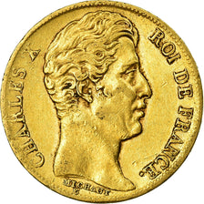Coin, France, Charles X, 20 Francs, 1828, Paris, EF(40-45), Gold, KM:726.1