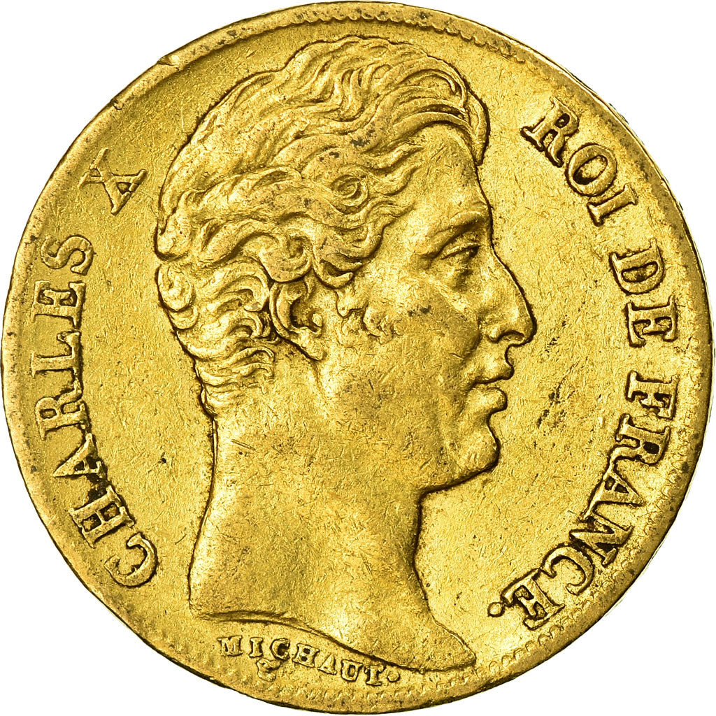 Münze, Frankreich, Charles X, 20 Francs, 1830, Paris, SS, Gold, KM:726.1