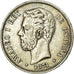 Coin, Spain, Amadeao I, 5 Pesetas, 1871, Madrid, EF(40-45), Silver, KM:666
