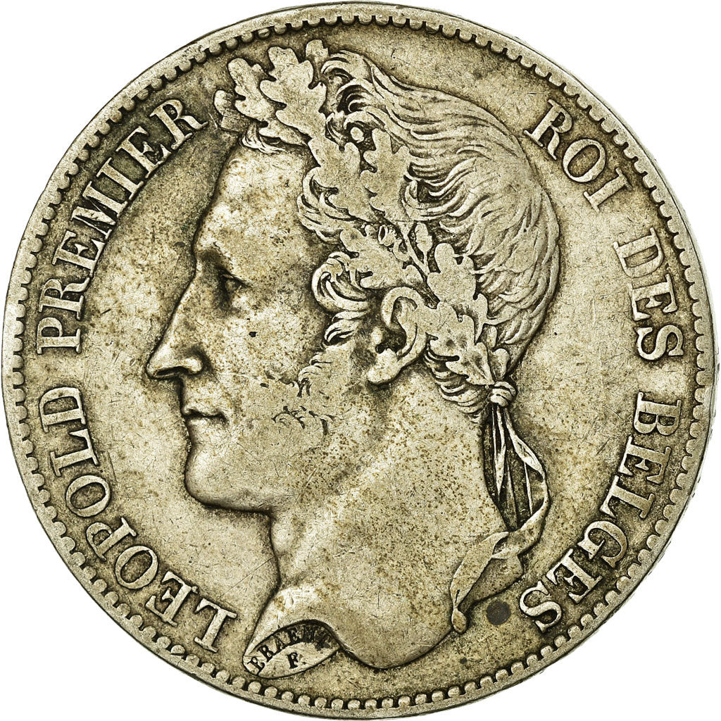 Coin, Belgium, Leopold I, 5 Francs, 5 Frank, 1849, VF(30-35), Silver, KM:3.2