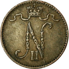 Coin, Finland, Nicholas II, Penni, 1907, EF(40-45), Copper, KM:13