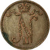 Coin, Finland, Nicholas II, Penni, 1913, AU(50-53), Copper, KM:13