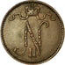 Coin, Finland, Nicholas II, Penni, 1914, AU(50-53), Copper, KM:13