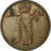 Münze, Finnland, Nicholas II, Penni, 1915, SS+, Kupfer, KM:13