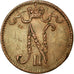 Coin, Finland, Nicholas II, Penni, 1915, AU(50-53), Copper, KM:13