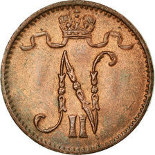 Coin, Finland, Nicholas II, Penni, 1916, AU(55-58), Copper, KM:13