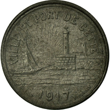 Münze, Frankreich, Ville et Port de Cette, Sète, 10 Centimes, 1917, SS, Zinc