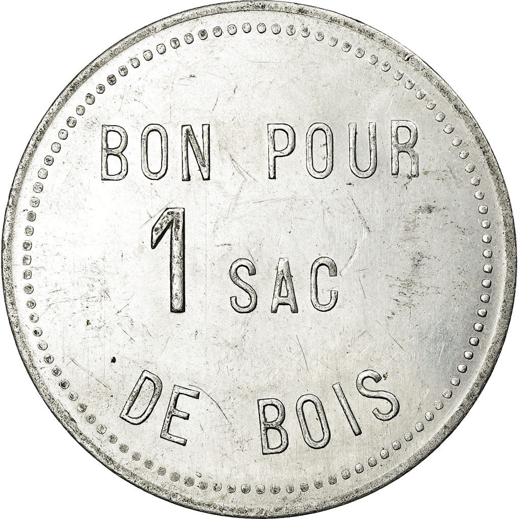 Moneta, Francja, Houillères du Bassin des Cévennes, Bon pour 1 sac de bois