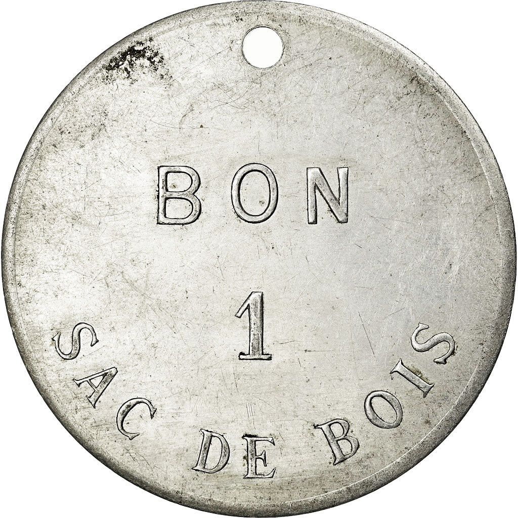 Moneta, Francja, Houillères du Bassin des Cévennes, Bon pour 1 sac de bois