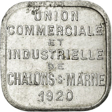 Coin, France, Union Commerciale et Industrielle, Châlons-Sur-Marne, 5 Centimes