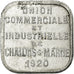 Coin, France, Union Commerciale et Industrielle, Châlons-Sur-Marne, 5 Centimes