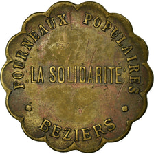 Monnaie, France, La Solidarité, Fourneaux Populaires, Béziers, 5 Centimes