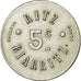 Monnaie, France, Ritz, Biarritz, 5 Centimes, SUP, Maillechort, Elie:35.1