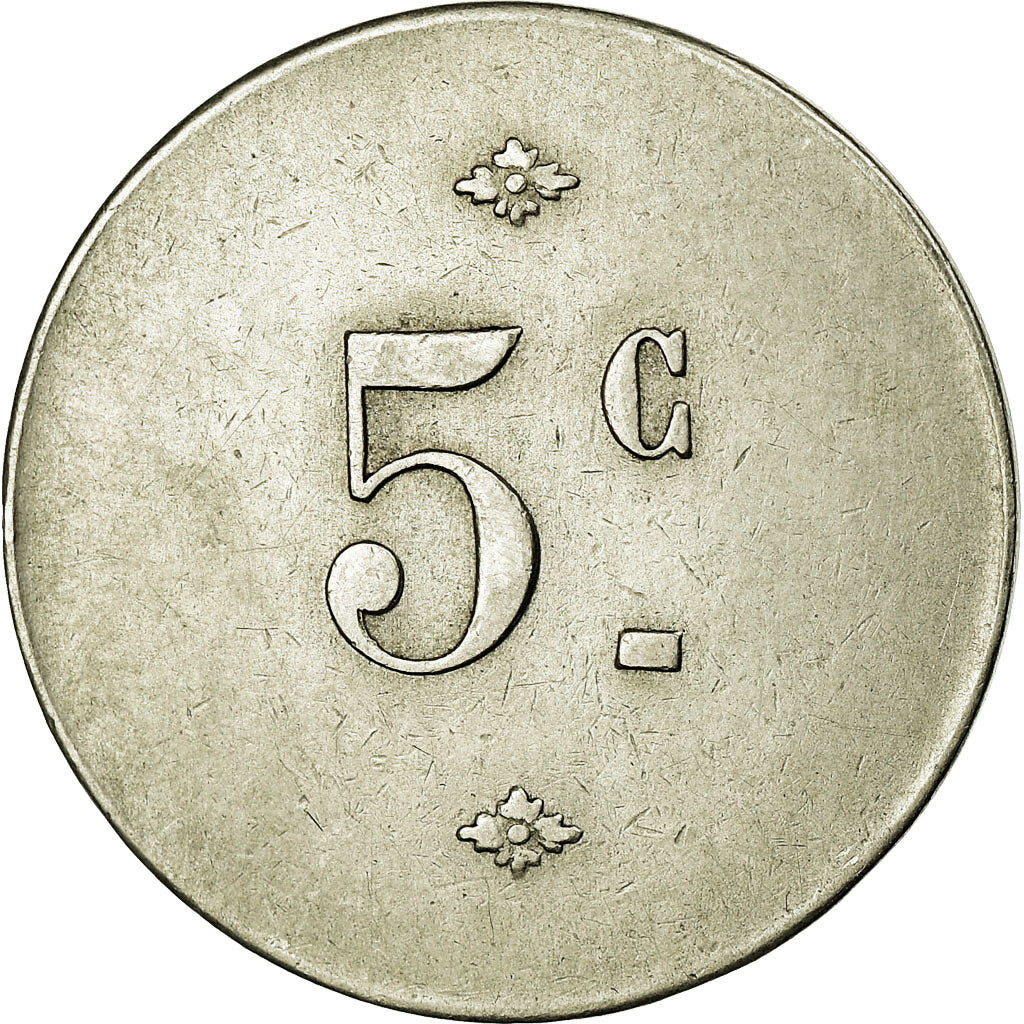 Monnaie, France, Ritz, Biarritz, 5 Centimes, SUP, Maillechort, Elie:35.1