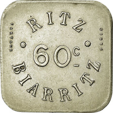 Monnaie, France, Ritz, Biarritz, 60 Centimes, SUP, Maillechort, Elie:35.7