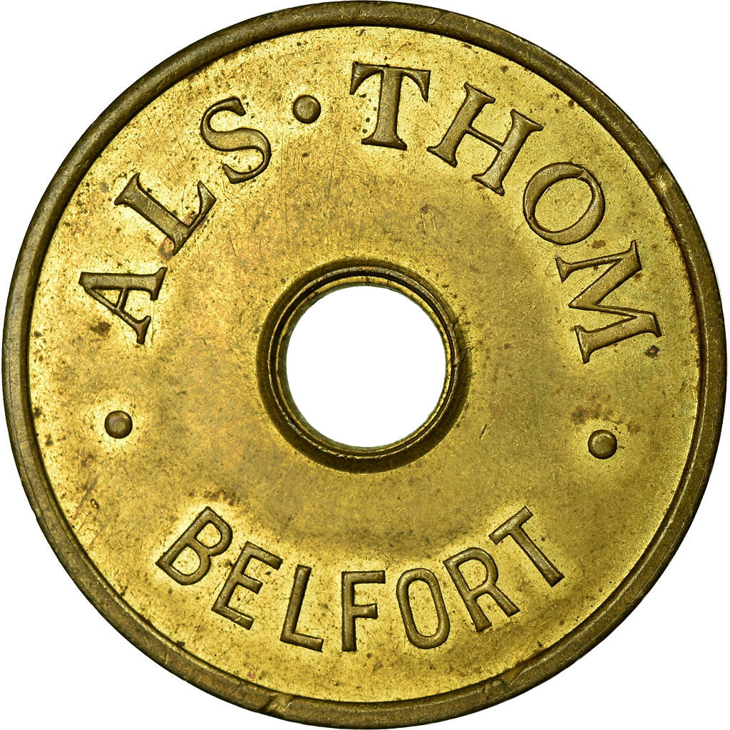 Monnaie, France, ALS THOM, Belfort, Bon pour un Casse-croûte, SPL, Laiton
