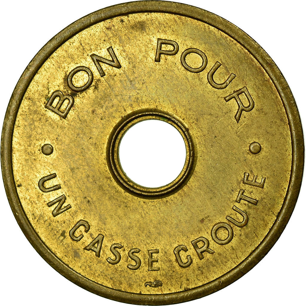 Monnaie, France, ALS THOM, Belfort, Bon pour un Casse-croûte, SPL, Laiton
