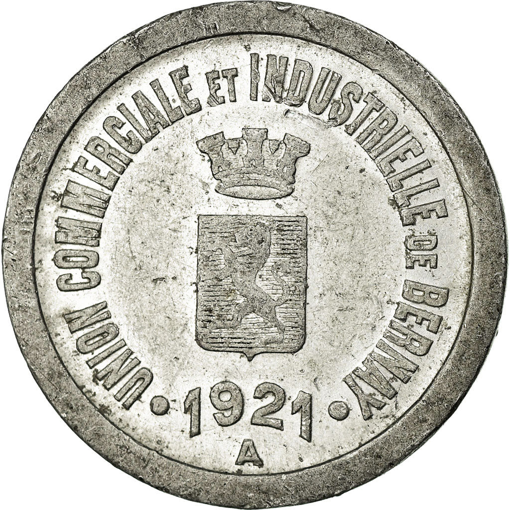 Coin, France, Union Commerciale et Industrielle, Bernay, 10 Centimes, 1921