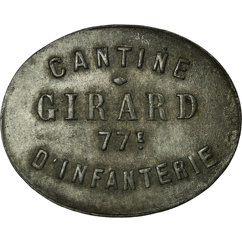 Monnaie, France, Cantine GIRARD, Cholet, 10 Centimes, TTB, Zinc, Elie:10.2