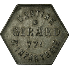 Moneta, Francia, Cantine GIRARD, Cholet, 25 Centimes, BB+, Zinco, Elie:10.3