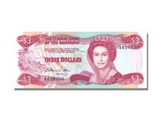 Geldschein, Bahamas, 3 Dollars, 1974, UNZ