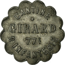 Moneda, Francia, Cantine GIRARD, Cholet, 1 Franc, MBC+, Cinc, Elie:10.5