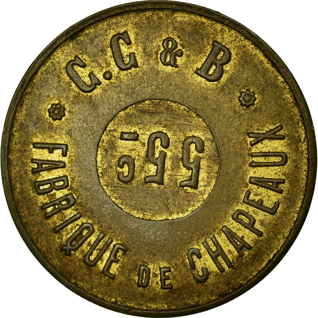 Coin, France, Fabrique de chapeaux, C. C. & B., Corbeilles-Essonnes, 55