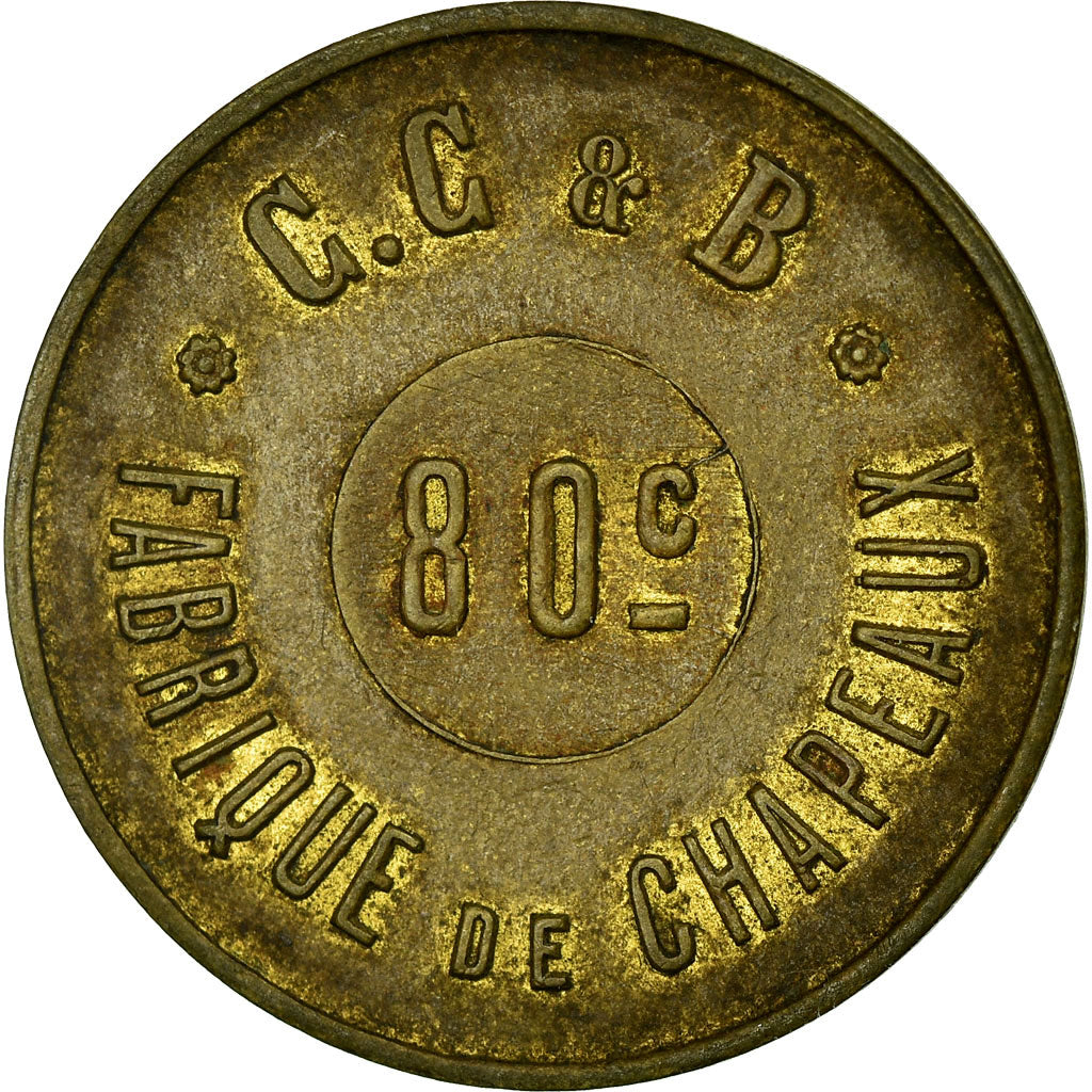 Coin, France, Fabrique de chapeaux, C. C. & B., Corbeilles-Essonnes, 80