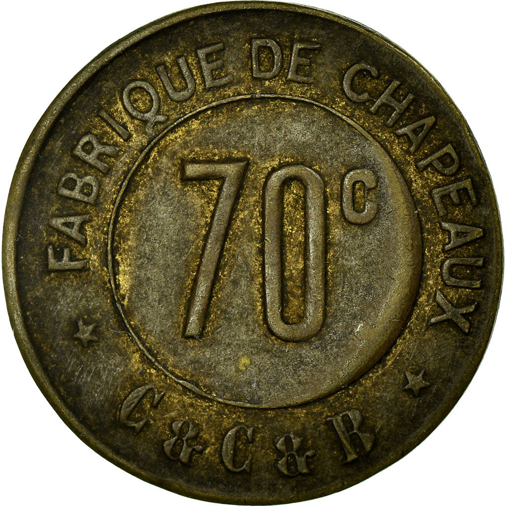 Coin, France, Fabrique de chapeaux, C. & C. & B., Corbeilles-Essonnes, 70