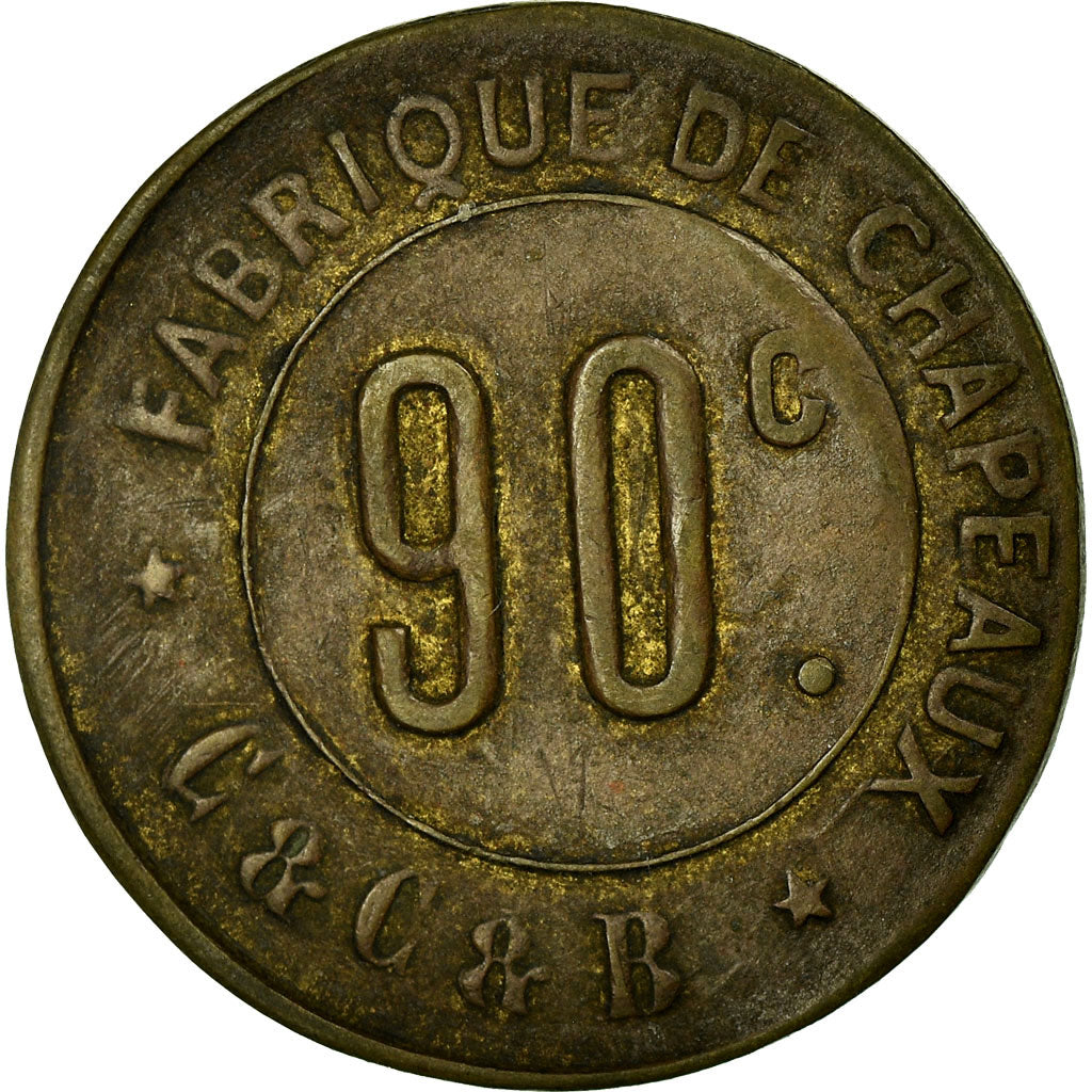 Coin, France, Fabrique de chapeaux, C. & C. & B., Corbeilles-Essonnes, 90